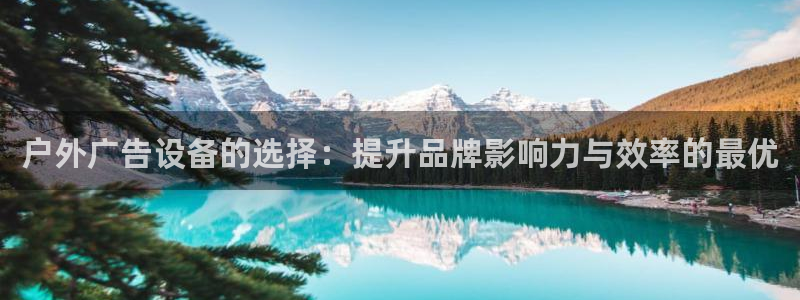 杏宇平台官网注册：户外广告设备的选择：提升品牌影响力与效率的最优