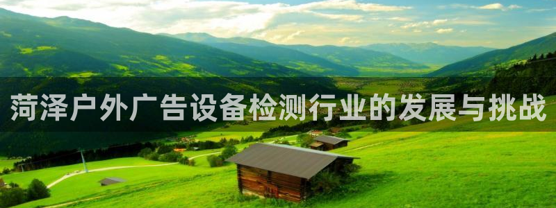 杏宇平台是什么：菏泽户外广告设备检测行业的发展与挑战
